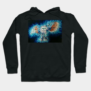 Owl - surrealist style - bird art Hoodie